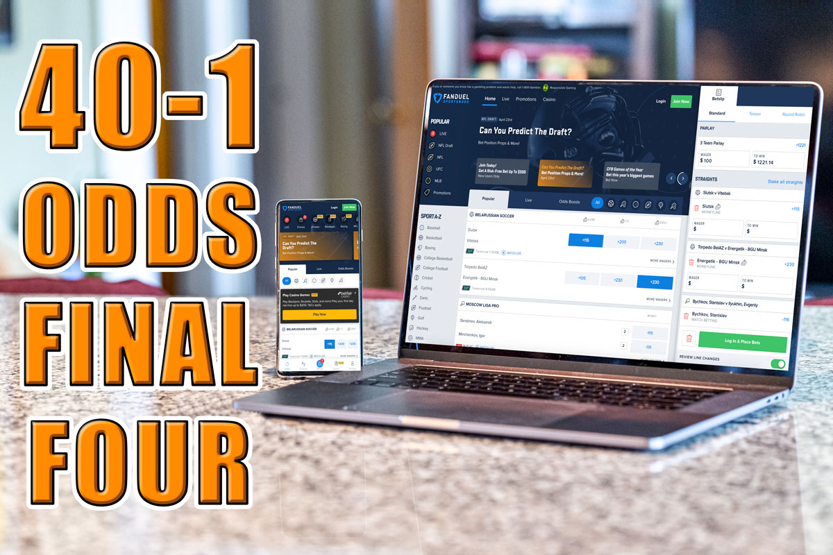fanduel sportsbook 40-1 march madness odds