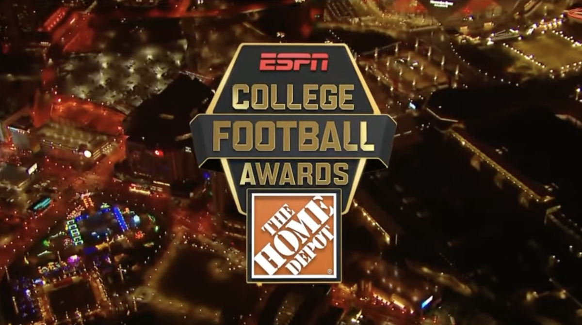 ESPN college football awards (YouTube screenshot)