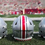 Ohio State football helmets.