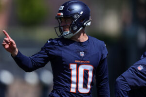 Bo Nix is the favorite to win Denver's starting QB job over Jarrett Stidham.