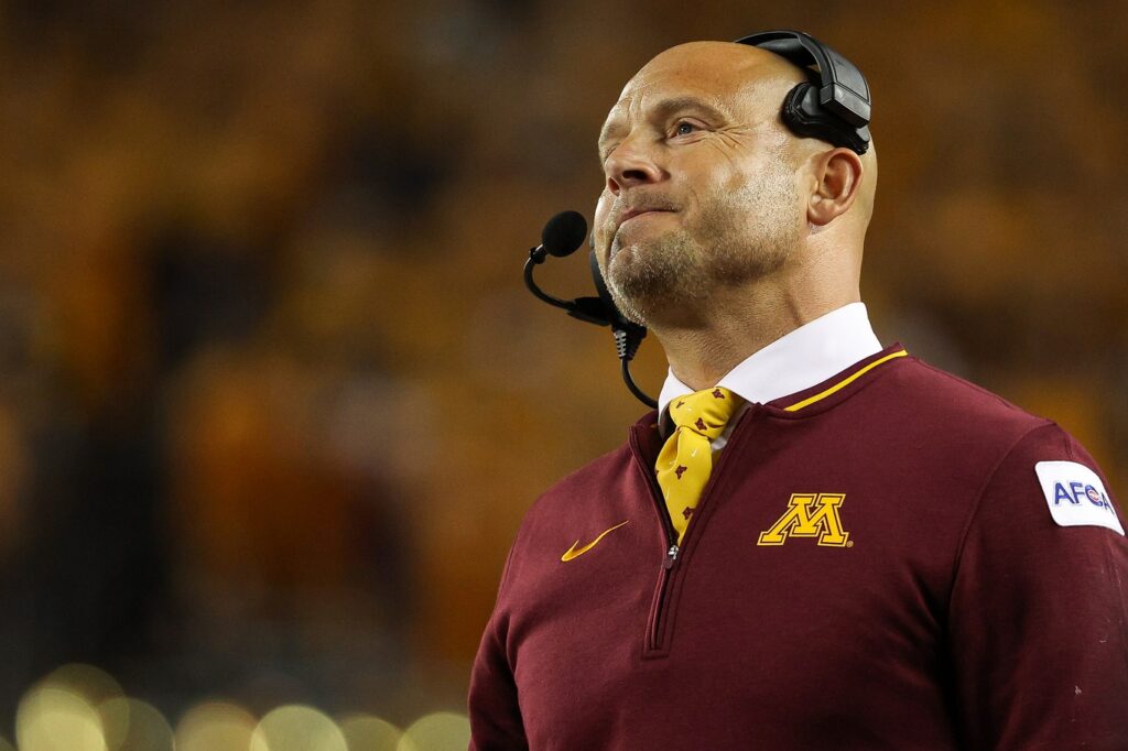 Minnesota coach PJ Fleck
