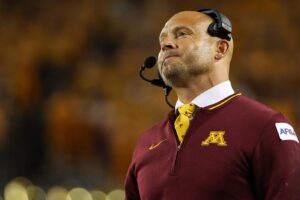 Minnesota coach PJ Fleck