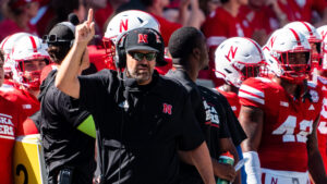 Nebraska head coach Matt Rhule.