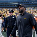 Michigan head coach Sherrone Moore.
