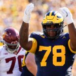 Kenneth Grant during a Michigan game.