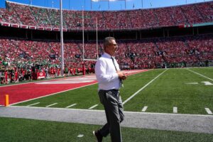 Former Ohio State head coach and FOX analyst Urban Meyer.