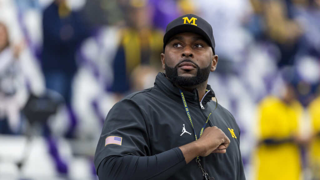 Michigan head coach Sherrone Moore.