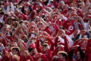 Ohio State fans are shown.