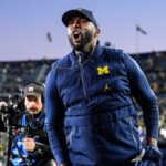 Michigan head coach Sherrone Moore.