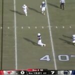 Penn State linebacker Tony Rojas catches an interception vs. SMU.