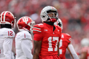 Ohio State WR Carnell Tate.