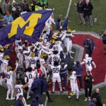 Ohio State and Michigan players brawl after The Game.