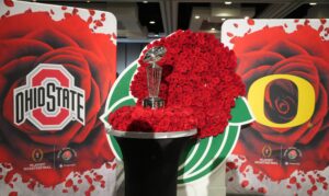 Ohio State-Oregon highlights the Playoff quarterfinals.