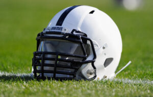 Penn State helmet is shown.