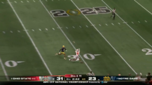 Ohio State's Jeremiah Smith in action.