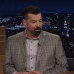 Ryan Day on set of the Tonight Show.