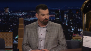 Ryan Day on set of the Tonight Show.