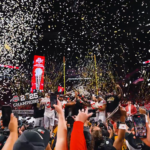 Ohio State celebrates a national title.
