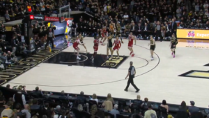 Purdue and Indiana in action.