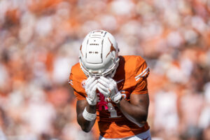 Johntay Cook after a missed catch.