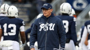 Penn State DC Tom Allen on the sideline.