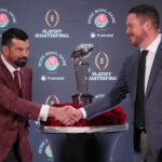 Ryan Day and Dan Lanning before the Rose Bowl.