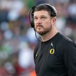 Dan Lanning coaches against Ohio State in the Rose Bowl.