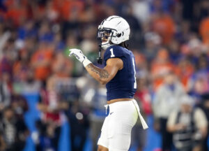 Jaylen Reed plays in the Fiesta Bowl.