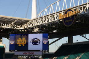 Hard Rock Stadium prior to the 2025 Orange Bowl.