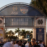 Orange Bowl signage.