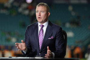 Kirk Herbstreit on the set of College GameDay in 2025.