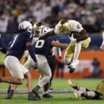 Jeremiyah Love in the Orange Bowl.