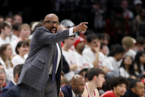 Indiana head coach Mike Woodson.