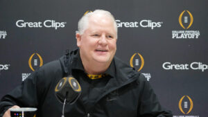 Chip Kelly at Atlanta's media day.