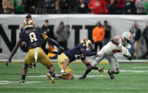 Ohio State's Jeremiah Smith in action.