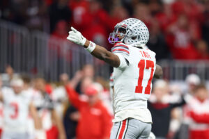 Ohio State WR Carnell Tate.