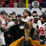 Ryan Day celebrates a title.