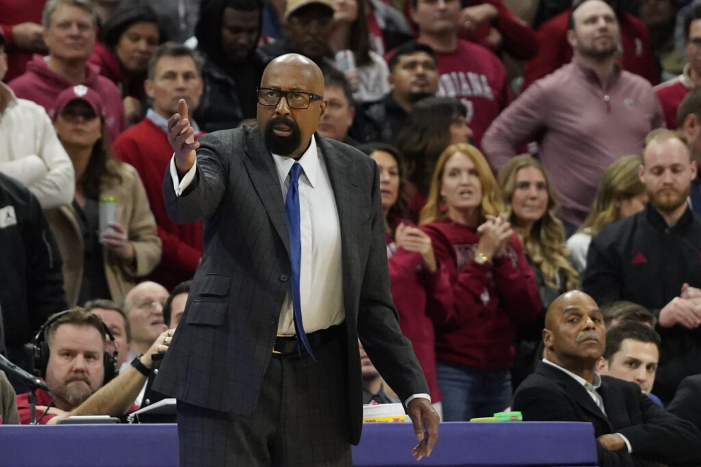 Indiana head coach Mike Woodson.