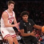 Michigan State's Jase Richardson shown against Rutgers.