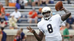 Notre Dame QB Malik Zaire.