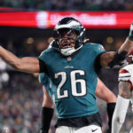 Philadelphia Eagles RB Saquon Barkley.