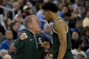 Michigan State head coach Tom Izzo