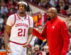 Indiana head coach Mike Woodson.
