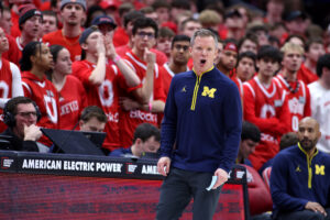 Michigan head coach Dusty May.