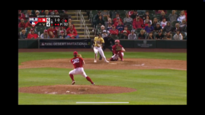 Nebraska and Vanderbilt baseball in action.