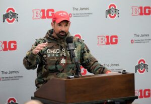 Ohio State head coach Ryan Day.
