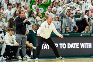 Michigan State head coach Tom Izzo.