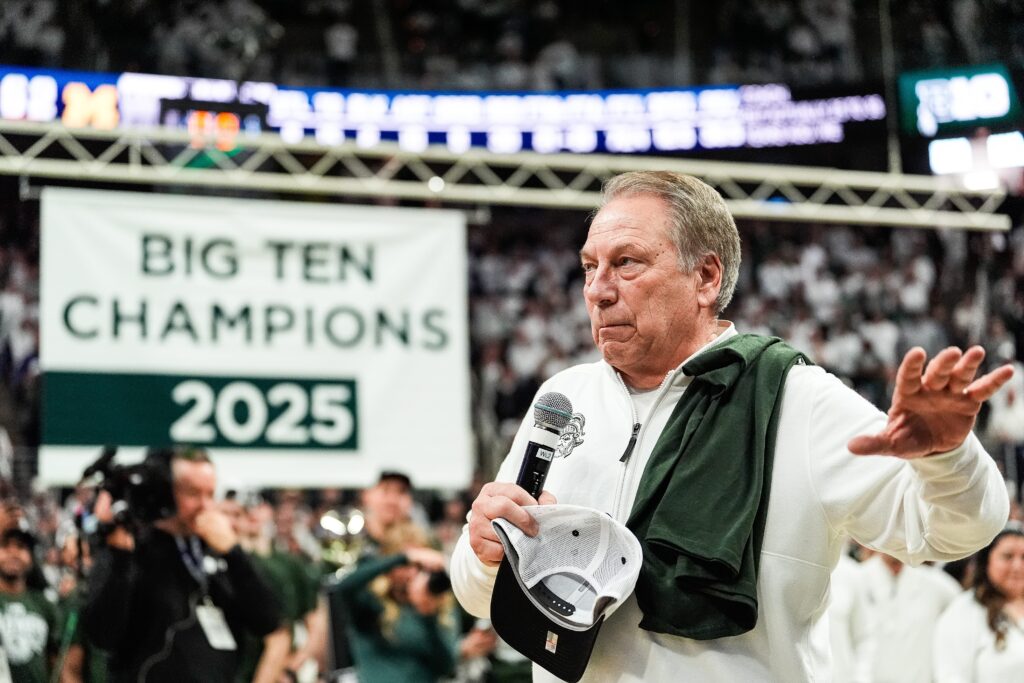 Michigan State head coach Tom Izzo.