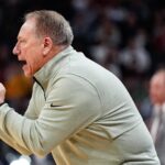 Michigan State head coach Tom Izzo.
