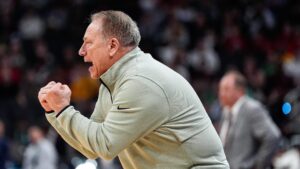 Michigan State head coach Tom Izzo.